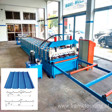 galvanized steel sheet roll forming machine